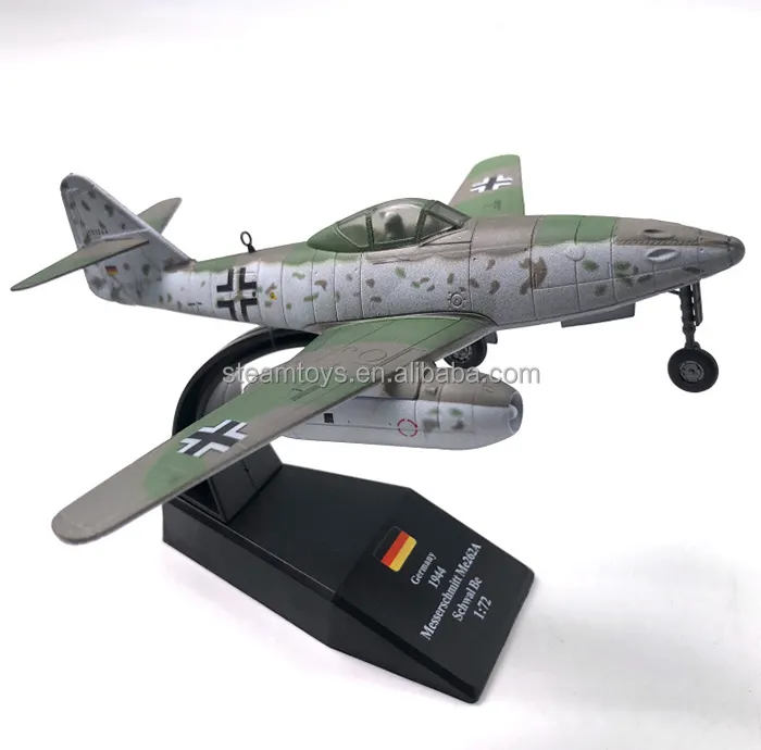 1/72 전투 항공기 모델 Me-262 다이캐스트 금속 제트 비행기 모델 독일 폭격기 나 수집가 및 디스플레이를위한 262
