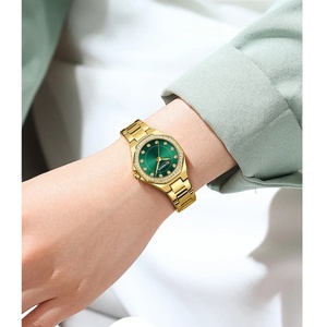 Montre pour femme CURREN 9100, étanche, marque haut de gamme, montre-bracelet élégante pour femme, bracelet en acier inoxydable, montre décontractée pour femme - Product Image 5