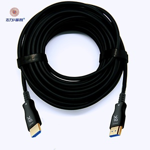 HDMI AOC 2,1 <span class=keywords><strong>Cable</strong></span> 8K 60Hz 48Gbps Color negro Aleación de zinc <span class=keywords><strong>Cable</strong></span> de fibra óptica activa <span class=keywords><strong>10</strong></span> <span class=keywords><strong>metros</strong></span> - Product Image 4