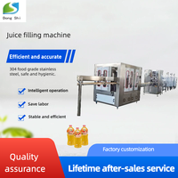 Ligne de remplissage automatique de jus, équipement de production de boissons, machine à fabriquer du jus de noix de coco, système d'embouteillage de jus