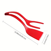 Spatule à Omelette et Pince à Barbecue 2-en-1 en Nylon pour Cuisine Domestique, Outil de Cuisine pour Œufs, Crêpes, Toasts et Sandwichs – Vente en Gros