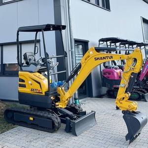 Concurrerende Prijs Shansui 1.8 Ton Mini Rupsgraafmachine Se17sr Met 0.04 M3 Emmer Crawler Hydraulische Mini Graafmachine - Product Image 2