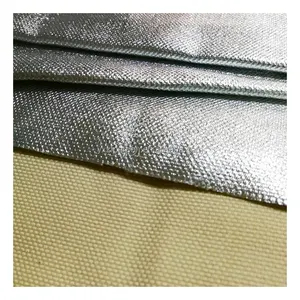 Aluminum Foil With Woven aramid Foil Fire Retardant kevlars fabric product