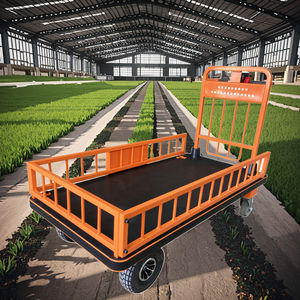 Chariot extérieur pour agriculture électrique Camion à main portable Batterie Engrais Transport Chariot à traction électrique Plate-forme OEM - Product Image 6