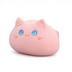 Cartoon Black Cat Plush Animal <b>Pillow</b> & Toy Cushion 40cm <b>Soft</b> for Girls' Dormitory Office Home Use - Product Image 3