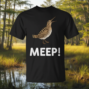 T-shirt Meeb Meme Bird Meep, design American Woodcock, chemise amusante - Product Image 3