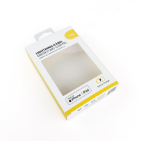 Emballage personnalisé pour chargeur, câbles Lightning Type C, boîte de câbles USB A vers Lightning, emballage pour iPhone