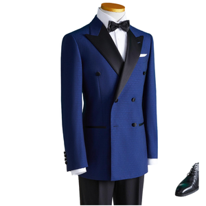 Ornamento di perle smoking sposo Business Party abito maschile Slim Fit <span class=keywords><strong>Blazer</strong></span> formale abiti da ballo da uomo - Product Image 1