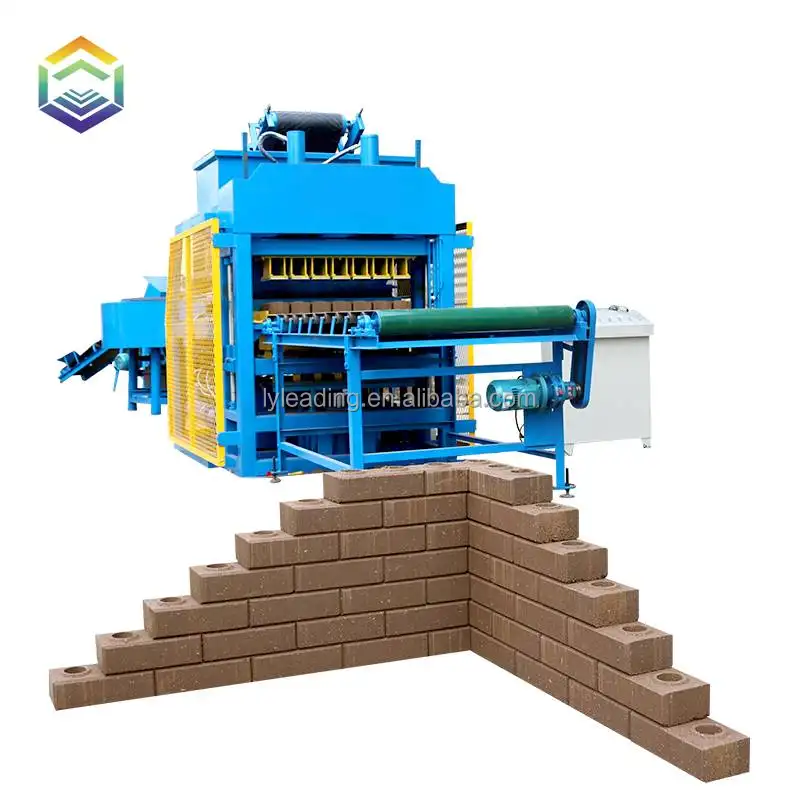 HBY4-10 High Strength Standard Cement Brick Block Making Machine Price Nepal adobe