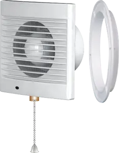 Aangepast Logo Merk 6 Inch Badkamer Afzuigkap Ac Muur Ventilator Aixal Ventilator Dubbele Kogellager Luchtafzuigventilator