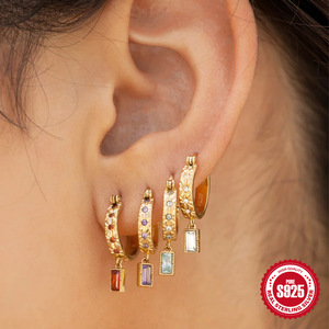 Pendientes de Plata de Ley S925 con Circonita - Product Image 4
