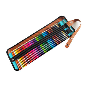 Crayons de couleur en bois hexagonaux, 36/48/72 couleurs, à base d'huile/eau, pour adultes et étudiants en art, crayons de dessin, vente en gros - Product Image 1