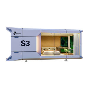 <span class=keywords><strong>Refugio</strong></span> prefabricado resistente a desastres climáticos extremos, casa móvil a prueba de huracanes con opción de búnker subterráneo, estructura de acero - Product Image 1