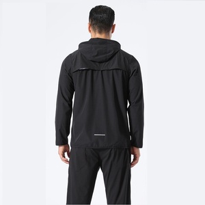Vêtements de sport pour hommes, coupe-vent, <span class=keywords><strong>veste</strong></span> de course à pied, <span class=keywords><strong>veste</strong></span> de randonnée, <span class=keywords><strong>veste</strong></span> légère de fitness avec éléments réfléchissants - Product Image 2