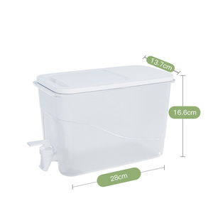 Pichet à thé floral d'été pour la maison avec robinet, grande capacité, distributeur de boissons en plastique pour réfrigérateur, idéal pour le dropshipping Shopify - Product Image 2