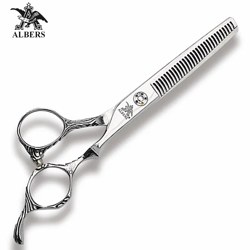 Albers Japan440C-Tijeras de acero para cortar el pelo, producto innovador, elegante, giratorio, anillo, para peluquero, 2022