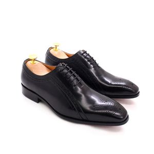 Zapatos Oxford de Cordones para Hombre, Cuero Genuino, Casuales, de Vestir, para Boda, Fiesta, Oficina, Zapatos de Moda - Product Image 3