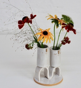 Mini <span class=keywords><strong>Vaso</strong></span> in Ceramica <span class=keywords><strong>con</strong></span> Faccina Carina - Product Image 4