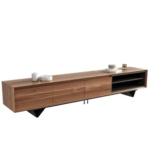 Atacado china mercadoria americano de madeira mobiliário moderno TV armários rack gabinete design TV stand