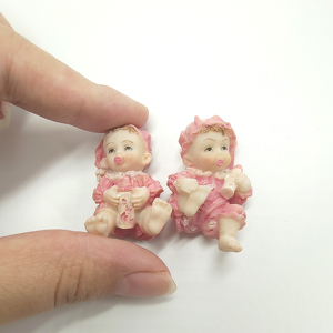 Allongé bébé petite Figurine pour la décoration de la maison nouveau-né bébé Souvenir ange fée Figurines résine personnalisée Europe Xiamen Port 10 G - Product Image 3