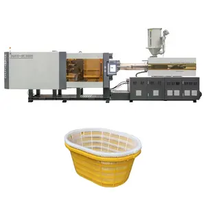 OUCO 800TH High Output Hydraulic Servo Plastic Injection Molding Making Machine for vegetable crate box container basket