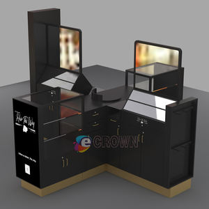 China Shenzhen Glass Display Cabinet Kiosk Display Furniture Light <strong>Kioskping</strong> Mall Kiosk Wholesale Glass Vitrine Display Showcase OEM - Product Image 1