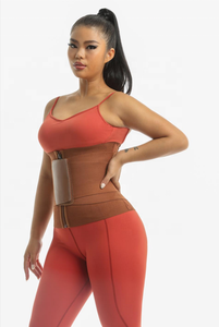 Oferta Especial: Faja Corsé con Cremallera <span class=keywords><strong>de</strong></span> Control Firme, con Logotipo Personalizado, <span class=keywords><strong>para</strong></span> Control Abdominal, Cinturón <span class=keywords><strong>de</strong></span> Sudoración y Moldeador Corporal <span class=keywords><strong>de</strong></span> Compresión - Product Image 3