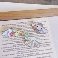 Épinglette en émail dur et souple, broche Kuromi & Cinnamoroll, badge en alliage pour sacs et vêtements