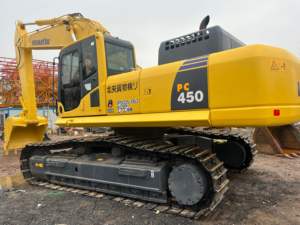 KOMATSU PC450-8 de 45 tonnes de classe hydraulique pour l'exploitation minière de terrassement équipée de composants de pompe à moteur à noyau - Product Image 2
