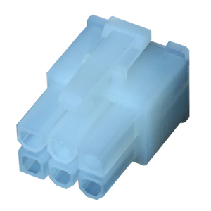 콘센트 하우징 이중 열 6 회로 UL 94V-2 전선 커넥터 - Product Image 1