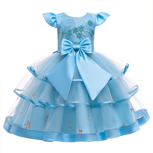 Vestido de Noche Clásico para Niñas, Estilo Noble, para Fiestas Familiares, Vestido Verde Precioso de Princesa con Lentejuelas Brillantes, Ropa Infantil - Product Image 4