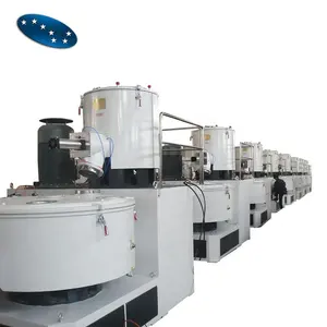 SRL-W 800/2500 1000/3500 Horisontal Mixer Plastik untuk PE PP WPC PVC Bahan Baku