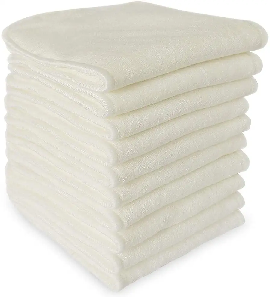 Melhor Premium 4 camadas Hemp Cotton Fralda Insere Reutilizável Alta Absorção Lavável Forros para Baby Cloth Fralda