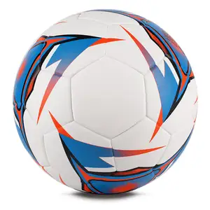 高品質のドイツPUレザーマッチサッカーボールカスタマイズ可能なサイズ5耐久性があり、トレーニングやさまざまなデザインに対応
