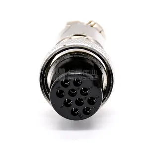 GX16 10 pins Aviation Plug 2/3/4/5/6/7/8Pin Socket Cable Connector Inline