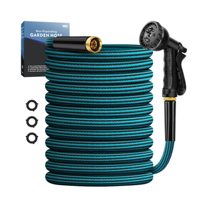 Biểu tượng tùy chỉnh Heavy Duty 50ft 100ft có thể thu vào mở rộng vườn <span class=keywords><strong>Hose</strong></span> - Product Image 5