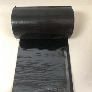 Ruban de réparation de doublure d'étang simple face noir ruban de réparation en polyéthylène étanche patch de réparation ruban de trous sous le ventre - Product Image 1