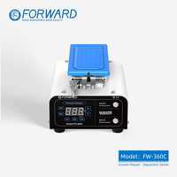 Nouvelle machine de séparation d'écran LCD FORWARD FW-360C, séparateur sous vide, plateforme chauffante rotative pour la réparation et le remplacement d'écrans de téléphones portables