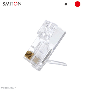 หัวต่อ RJ45 8P8C แบบโมดูลาร์ UTP รู 1.<span class=keywords><strong>2</strong></span> มม. Cat6A แบบทะลุผ่าน - Product Image 3