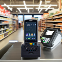 Computadora Portátil al por Mayor con Wifi, Android 9.0, Escáner PDA Resistente con Lector de Códigos QR, Escáner de Códigos de Barras con Pantalla