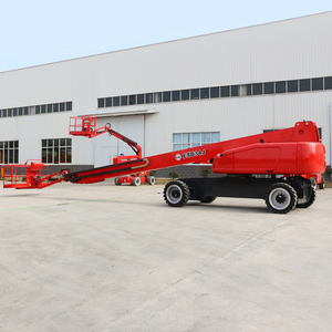 รถกระเช้าบูมลิฟท์ 18 เมตร ความสูงทำงาน 7500 กก. แบบล้อ สำหรับงานยกสูง - Product Image 1