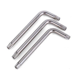 T10-T50盗難防止スクリューレンチL字型ロングヘキサゴントルクスキーレンチ - Product Image 3