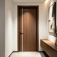 Porte intérieure en PVC écologique, insonorisée, imperméable, finition panneau plat, résistante à l'humidité, pour école, chambre, salon