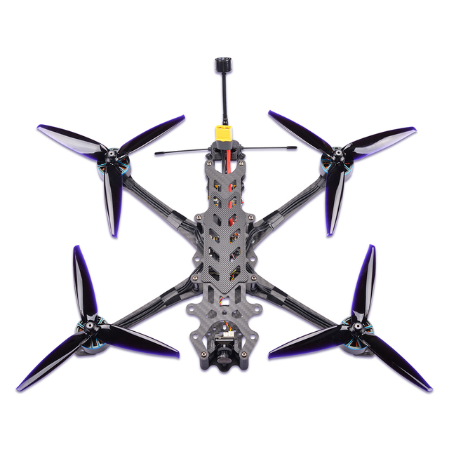 Heavy Lift Cargo Drones 7 Inch Remote Control Heavy Payload Long Range 15km Transmission High Speed for Cargo Transport