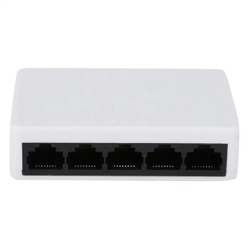 Switch Ethernet da 100MB RJ45 5 porte personalizzato in fabbrica Switch di rete Router Wifi Desktop 10/100M