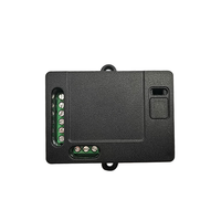 Télécommande sans fil 433 MHz AC220V 2CH, récepteur et émetteur RF universels pour le contrôle des portes de garage et des moteurs de portails