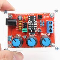 1Hz-1MHz XR2206 Function Signal Generator DIY Kit Sine/Triangle/Square Output Signal Generator Adjustable Frequency Amplitude