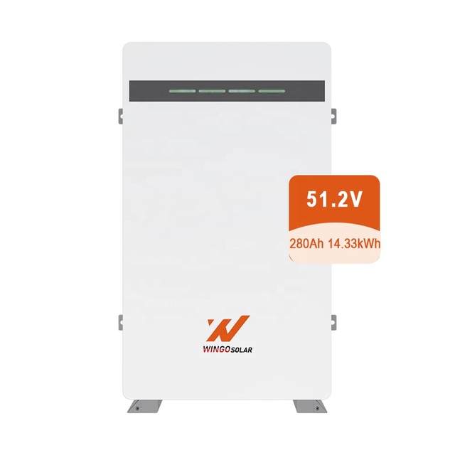 Wingo Solar 15kWh Powerwall Energy Storage Battery Lithium Ion 51.2V 100Ah 200Ah 280Ah Wall Mounted LiFePO4 3.2V Battery Cells