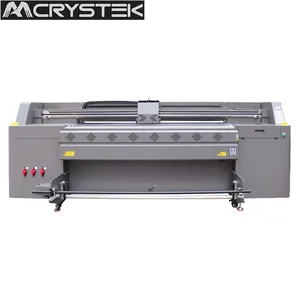 Crystek uv hybrid label digital printer glass acrylic dx5 uv printing flatbed printer automatic inkjet printer