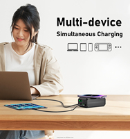 Station d'alimentation portable Li-ion 21700 de 99,9 Wh, 100 W USB-C PD, 60 W MPPT, charge solaire, alimentation compacte pour les voyages